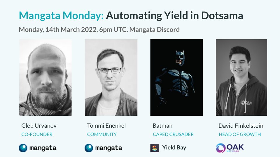 ava_protocol's tweet photo. Tune in for our 2 AMAs with @dawufi today!
We will be giving out $1500 worth of TUR rewards to our followers who retweet and like this post!

[Twitter Space] Bifrost empowers #TuringNetwork crowdloan, 03/14 3 PM UTC

[Mangata Discord] Automating Yield in Dotsama, 03/14 6 PM UTC https://t.co/ihjMLyyqwn