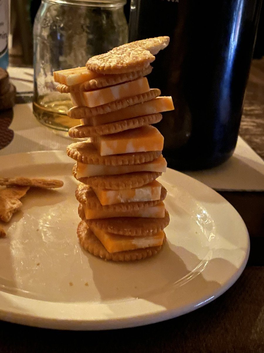 QSnackz's tweet photo. The Leaning Tower of Cheeza. #simplesnackz #offgrid #lakesnackz #isolatedsnackz https://t.co/fAnr19tbV2