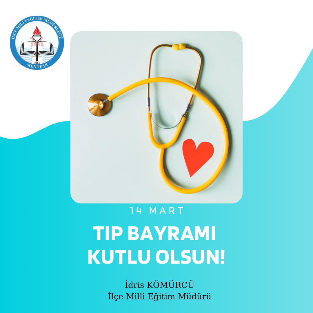 Hayatımızın her döneminde ihtiyaç duyduğumuz değerli sağlık çalışanlarımızın gösterdikleri fedakârlıklar için onlara minnettarız. 

Fedakarca çalışan tüm sağlık çalışanlarımızın #14MartTıpBayramı  kutlu olsun. ♥️🩺💉

<a href="/tcmeb/">Millî Eğitim Bakanlığı</a> <a href="/tcmuglavaliligi/">Muğla Valiliği</a> <a href="/mentesegovtr/">T.C. Menteşe Kaymakamlığı</a> <a href="/mugla_mem/">Muğla İl Millî Eğitim Müdürlüğü</a> <a href="/emrecay55/">Emre ÇAY</a>
