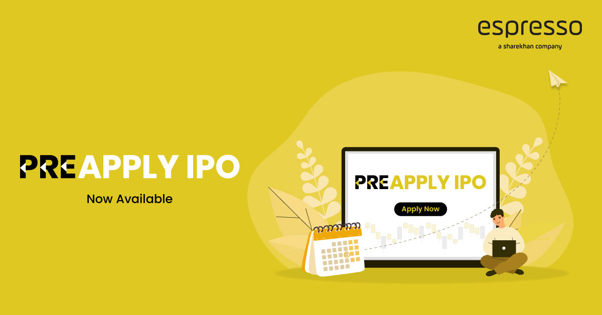 espressoinvest's tweet photo. Not able to wait for the IPO start date? Don’t have to. Now apply for IPOs before the start date or even after market hours from the Espresso app.
To understand how to go about the feature
Read: https://t.co/al1S2hbvvE
Watch: https://t.co/yzBE68kji2
#EspressoInvest #PreApplyIPO https://t.co/D2IOvo8PY2