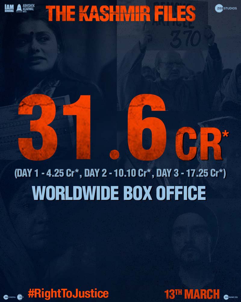 Thanks a ton for Yur Love n support n for accepting this film as yours and holding it so close to your heart🤗❤️🙏 Love u all 😘😘😘😘😘
#हमदेखेंगे  #thekashmirfiles 
@vivekagnihotri @AnupamPKher @AbhishekOfficl #PallaviJoshi