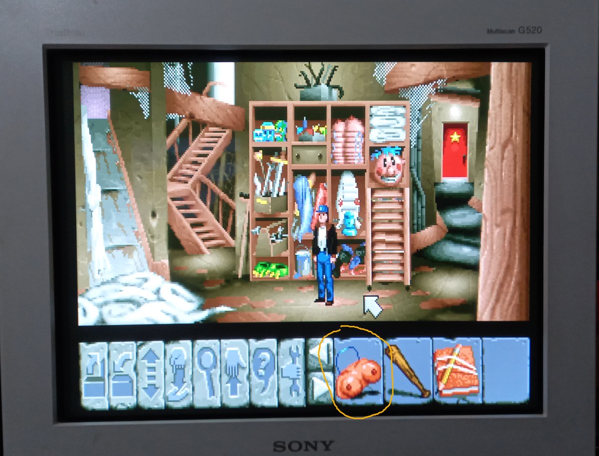 sJoseman's tweet photo. Empezamos fuerte con Flight of the Amazon Queen. A ver qué tal ☺️#retroaventuras https://t.co/HQ9MwParP0