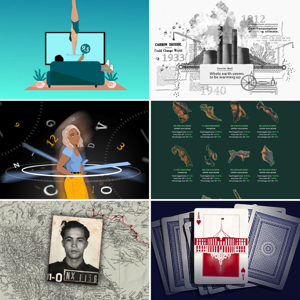 ABC NEWS teams have been awarded for world class visual storytelling by the Society for News Design. Congrats to <a href="/mattliddy/">Matt Liddy 📱💬</a>, @CristenTilley, <a href="/lewgus/">Stephen Hutcheon</a>, <a href="/GeorginaPiper1/">Georgina Piper</a>, @alexpalmerabc and everyone on the Story Lab and Digital Story Innovations teams. about.abc.net.au/press-releases…