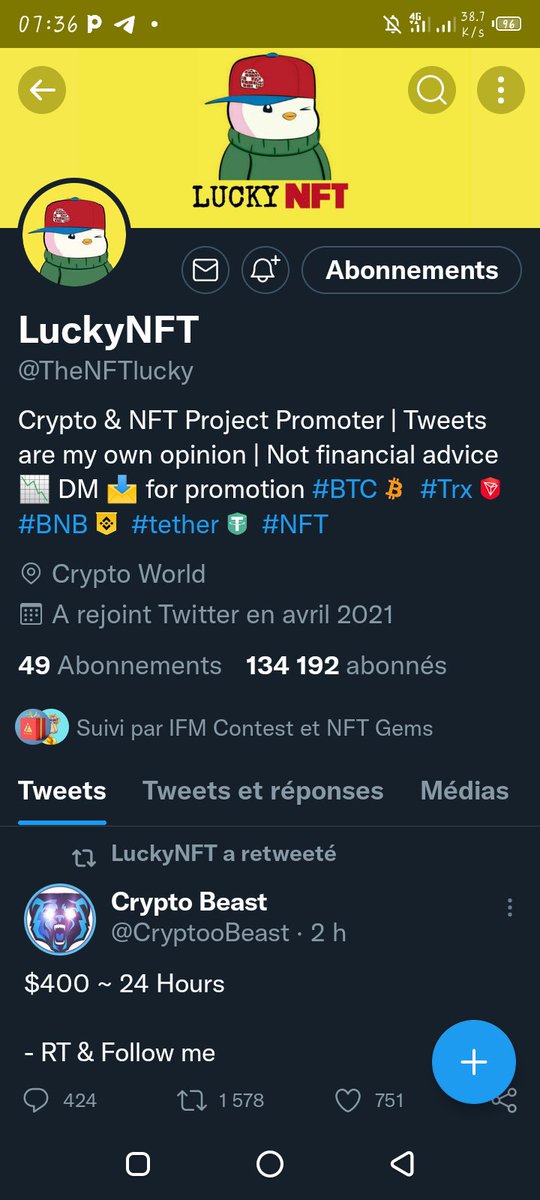 Sylla_ram's tweet photo. @TheNFTlucky it is done. I hope to be one of the winners. Here is my it is done. I hope to be one of the winners. Here is my ETH address.  0x16205c7c7EAF874E0EFdE827661276553aC513aE https://t.co/W3mJnErv8j