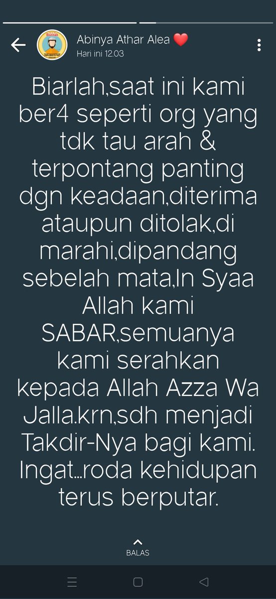 Ranimaharann's tweet photo. Hari ini di jam ini kita benar benar sedang berada diposisi terendah :') 
Ya Allah kuatkan hati ku dan hati suamiku. Lindungi keluarga kecil hamba ,dan tabahkan hati anakku ya Allah 🤲 semuanya ku pasrah kan kepadamu ") https://t.co/D3CJfTxqYz