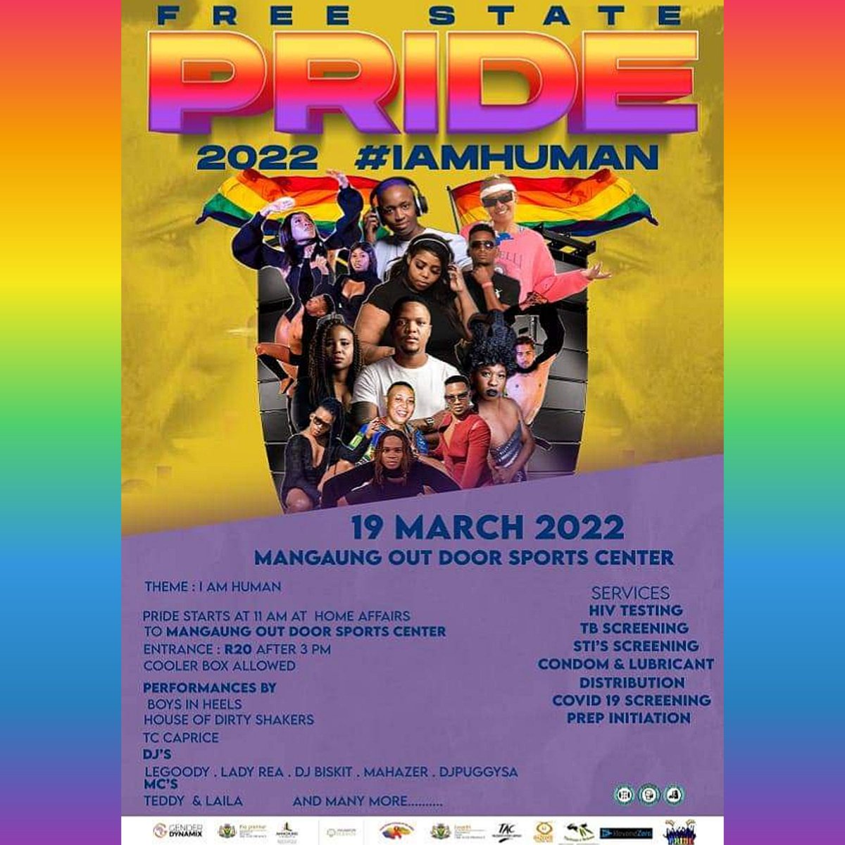 DirtyShakers's tweet photo. CATCH @DirtyShakers  PERFORMING LIVE AT THE FREE STATE PRIDE 2022. IT'S OUR 4TH YEAR PERFORMING AT THE PRIDE AND WE ARE TOTALLY BLESSED AND HONORED TO HAVE THIS PLATFORM TO SHARE OUR ART AND OUR PRIDE. #BloemTwitter 
DON'T MISS OUT 😉🙌👌🏳️‍🌈🤩🤗
#pride #pride2022 #iamhuman https://t.co/pcH88NtSh6