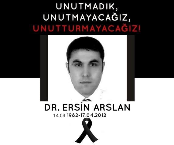 Henüz 30 yaşında, görevi başında şehit edilen Dr. Ersin Arslan'ın doğum günü bugün. Kıymetli meslektaşımızı doğum günü olan 14 Mart Tıp Bayramı'nda saygıyla anıyoruz. Emanetini koruyacak ve hekimliği hak ettiği yere getireceğiz.

#14MartTıpBayramı