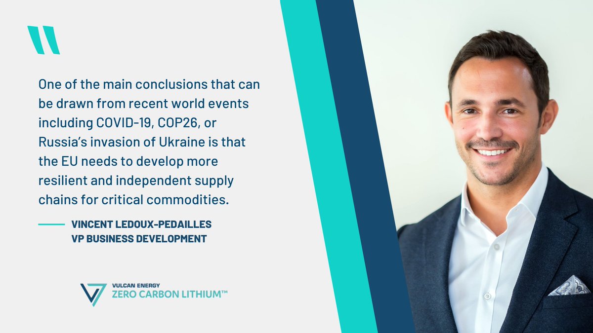 Vulcan’s VP of Business Development <a href="/LedouxPedailles/">Vincent Ledoux Pedailles</a> wrote a piece for <a href="/EuropeanFiles/">The European Files</a> about decarbonising and regionalising lithium production in Europe.

Read more here ➡️
 bit.ly/3MNo0Tv