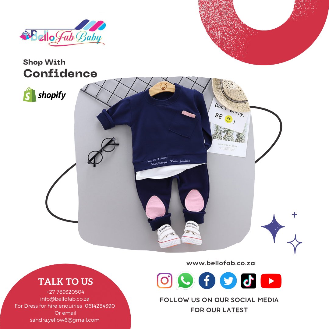 bello_fab's tweet photo. Bello Fab

2PC SPRING SUIT SET

Price R300.00

Be in the KNOW.Promotions, new products and sales. Directly to your inbox.

Affordable prices at https://t.co/lFG1N5L2Kw. Free delivery over R700 Nationalwide, South Africa when you shop Online. https://t.co/eq09QpZT7r