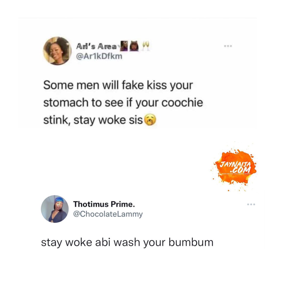 JayNaija's tweet photo. A thread of some savage, and funniest replies/videos i came across yesterday.

1. Asake !!!! Stay woke oshi Wo 😂😂 https://t.co/cwfoDsfx6K