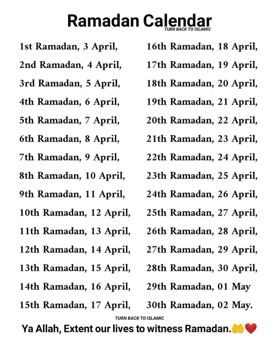 KamilMo12641793's tweet photo. Ramadan Calendar 2022 https://t.co/cdj7BtZ2yE