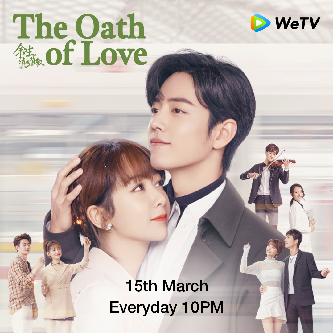 wetvmalaysia's tweet photo. So excited! 😍 Finally the wait is over! Watch The Oath Of Love starring #XiaoZhan #YangZi. 

#WeTVmy #TheOathOfLove https://t.co/s2GI1BtFkg
