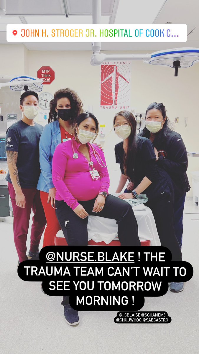 HilaryBolda's tweet photo. These trauma nurses are excited to see Nurse Blake tomorrow !! #safestaffingsaveslives #nurseblake #Medtwitter https://t.co/OBE10Y7Oau