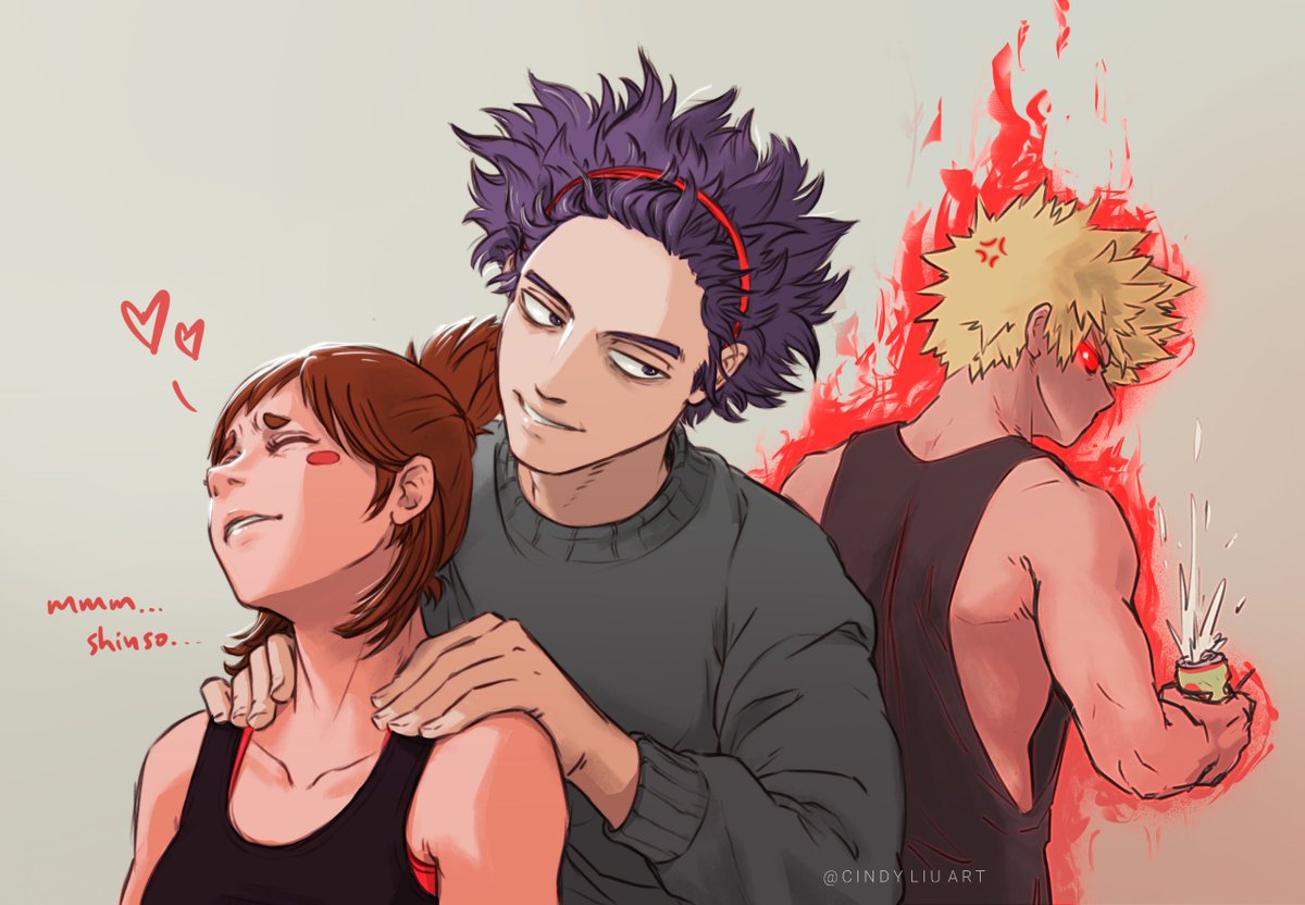 WhiskeyTeeth's tweet photo. "Relaaax, kitten."

"Shinso, what are you... Oh! Oooh... mmm...💕"

#kacchako #勝茶 
#shinchako #shinkachako https://t.co/mOb1N1HQqY