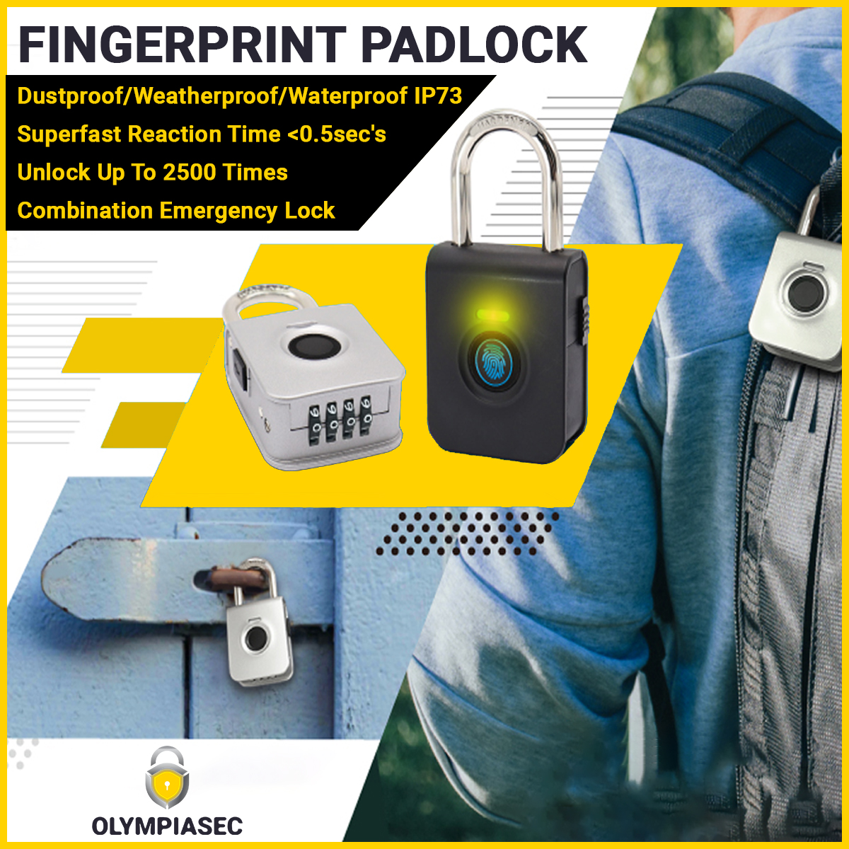 OlympiaSecure's tweet photo. Adding An Extra Layer Of Security To Your Space & Belongings!
Secure your space and belongings with Olympia Secureβs Smart Fingerprint Padlock. Now equipped with a 4 digit combination emergency lock.
#olympiasecure #smartpadlock #fingerprintpadlock #padlock #wifi #homesecurity https://t.co/9aTmIQTFnl