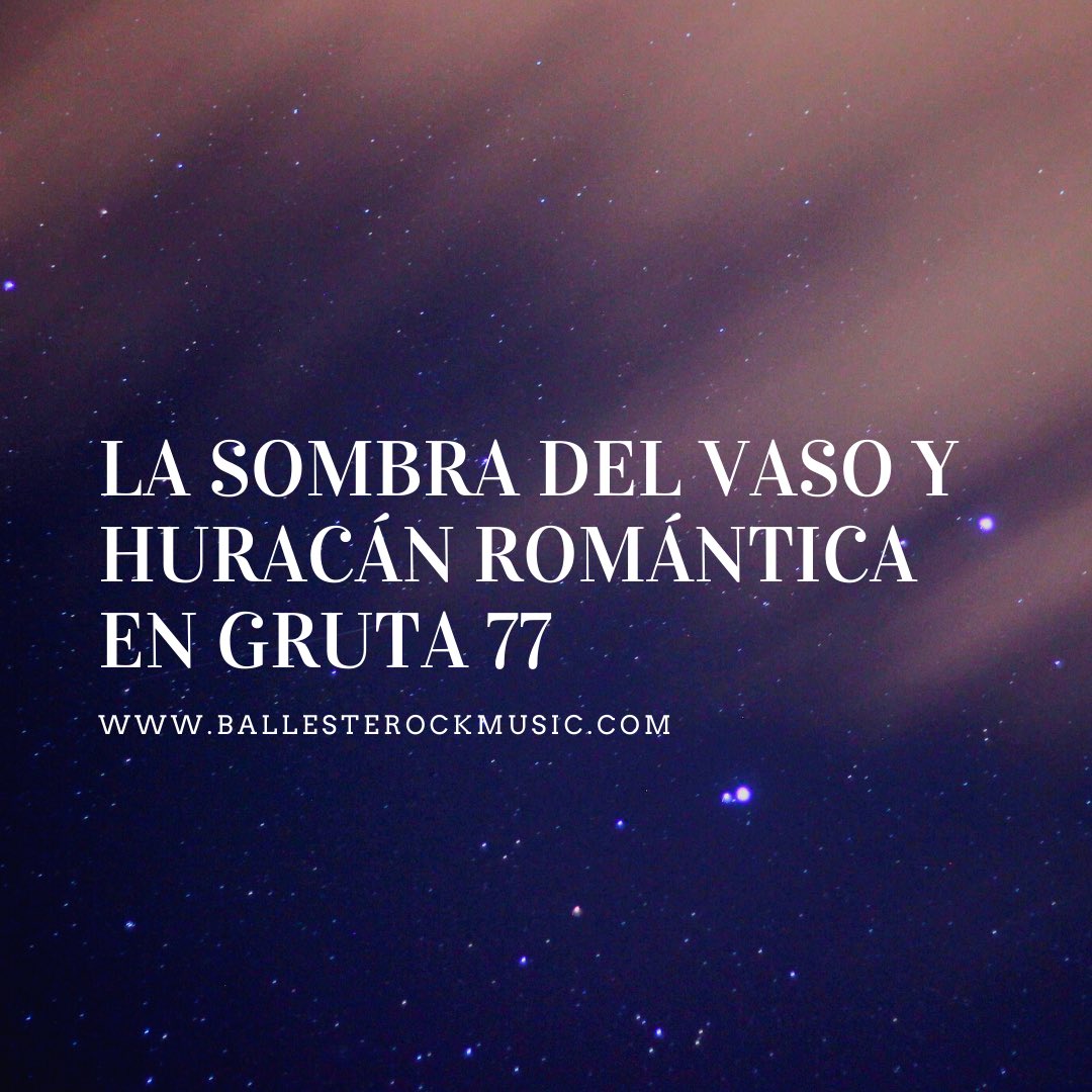#Cronica | Así vivimos el concierto de <a href="/LSDV_Rock/">La Sombra Del Vaso</a> y #HuracanRomantica en la sala <a href="/gruta77madrid/">Gruta 77</a> 

#Ballesterock #Allaboutmusic 

ballesterockmusic.com/2022/03/14/la-…