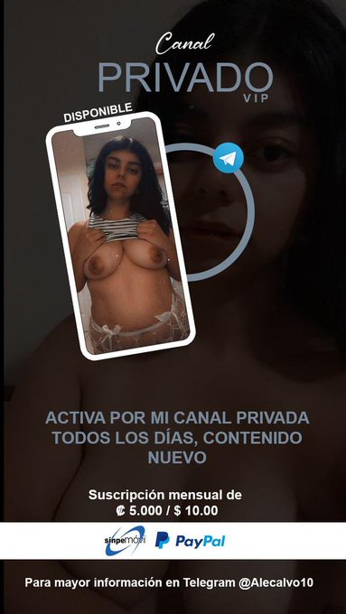 Te gustar&iacute;a estar en mi canal privado en telegram?  B&uacute;scame como Alecalvo10 para darte mi n&uacute;mero de sinpe<a href="/tag/nuevafotodeperfil"class="tags"><span>#nuevafotodeperfil</span></a>