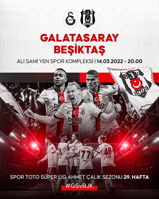 Beşiktaş İSOsyal Medya Ekibinin Galatasaray Maçı İçin Hazırladığı Görsel