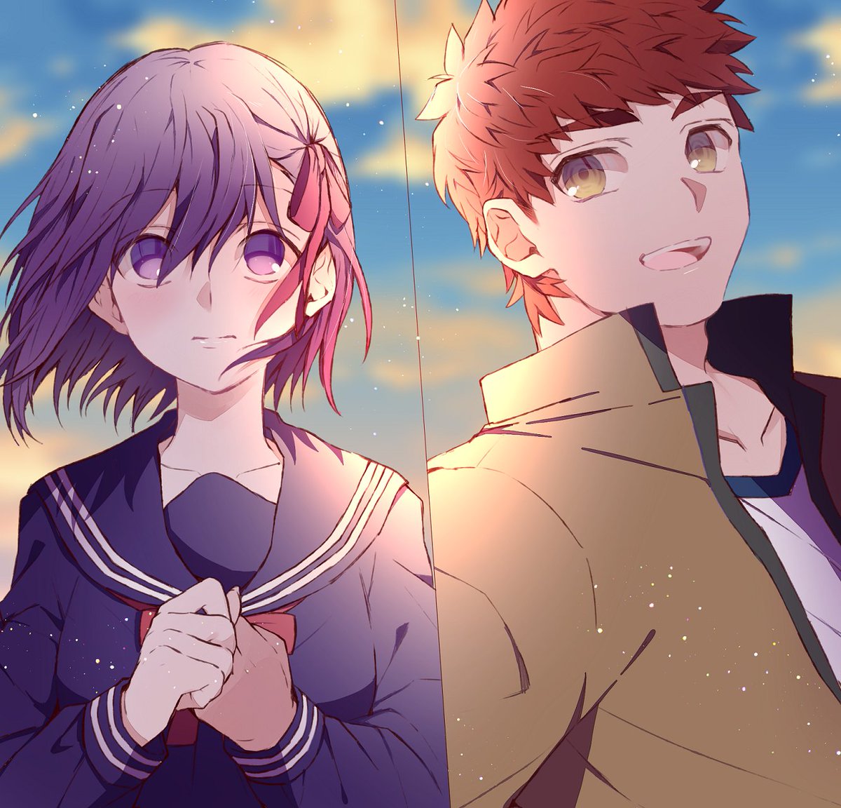 The day that Sakura fells in love with Shirou Source: https://t.co/jsOZOouu...