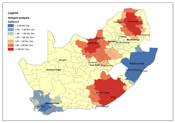 HSRCza's tweet image. The HSRC's Geospatial Analytics team conducts spatial analysis and modelling, as well as spatial and GIS research. Read more about our work at: hsrc.ac.za/.../eresearch.…
#SpatialInsights #GIS #DataVisualisation