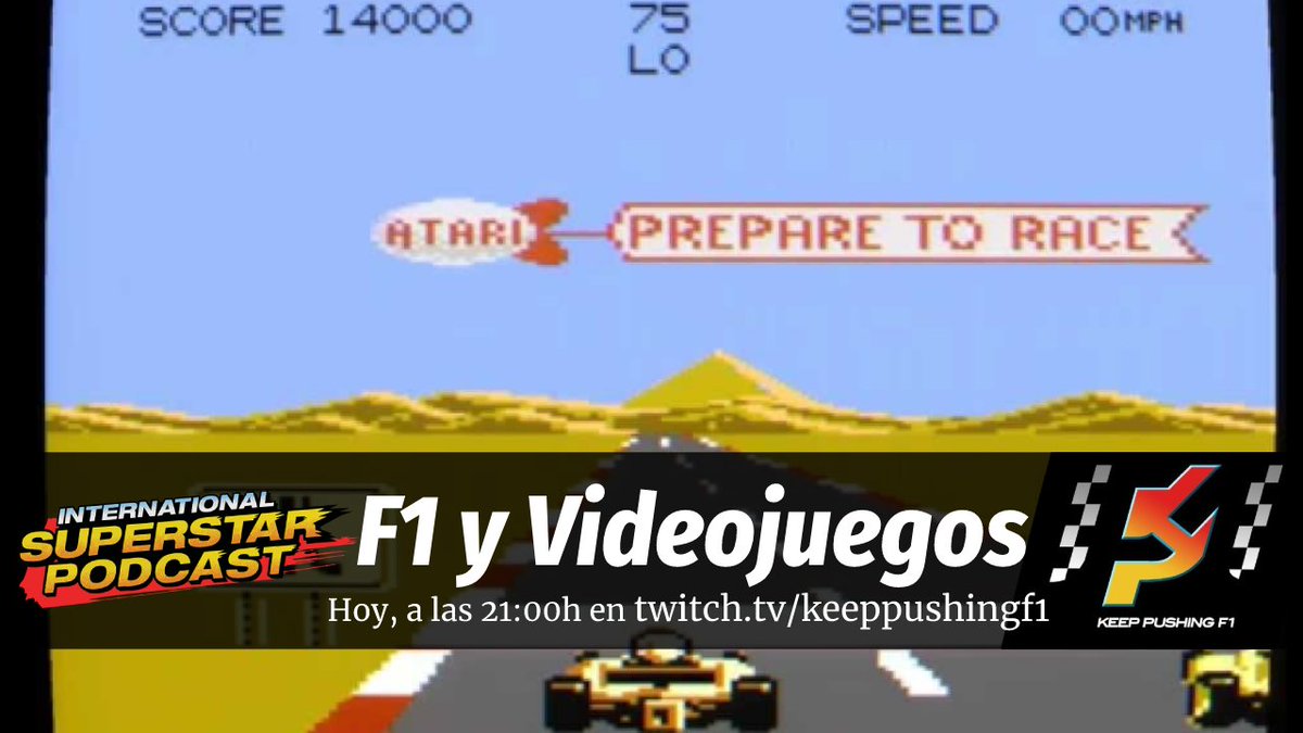 Hoy es un día muy especial...

<a href="/KeepPushingF1/">Keep Pushing #F1</a> v <a href="/isspodcast/">International Superstar Podcast</a> 

A las 21:00h en twitch.tv/keeppushingf1