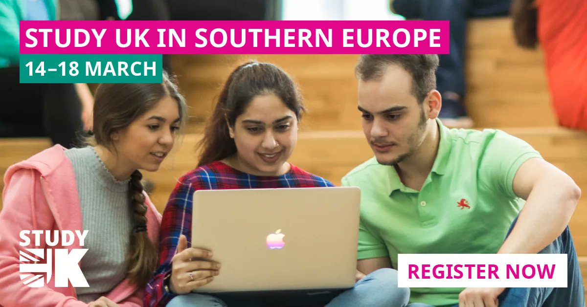 cyBritish's tweet photo. Are you interested in studying for a UK degree without relocating to the UK?
Join our free online event Study UK in Southern Europe between 14 and 18 of March!
https://t.co/pDi9vLyy7V
#BritishCouncilEurope #StudyUKEurope https://t.co/NLgrjqJvZp
