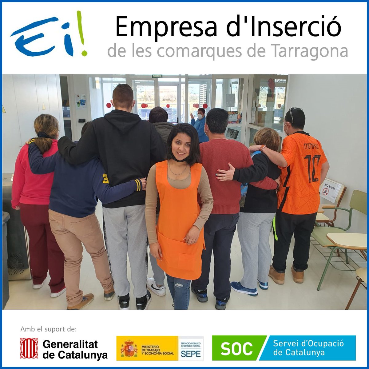 FundalisTGN's tweet photo. L’#EmpresadInsercio #Ei i el Programa #TREFO permeten la contractació de joves com la Safae, que s’ha incorporat a la #FundacioOnada #Tarragona com a auxiliar de monitor i cuina, per facilitar la transició posterior al mercat de treball ordinari
#formacio #insercio #ODS8 https://t.co/0ygt0xZVBl