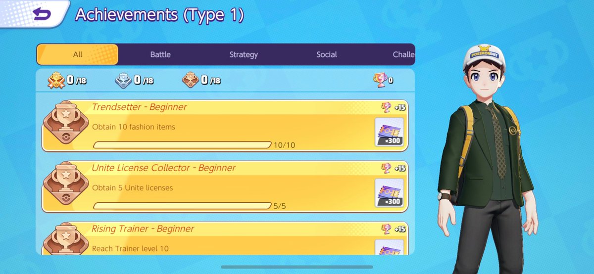 SerebiiNet's tweet photo. Serebii Update: Pokémon UNITE has received an update. Alongside a balance patch, this update has added Achievements into the game.
https://t.co/NWlAdn57aQ https://t.co/irX040usCZ