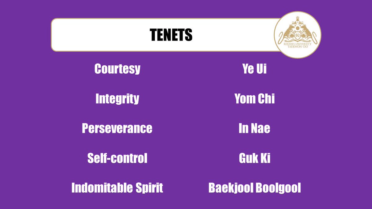 #Taekwondo is more than #martialarts 🥋 
It teaches you a philosophy, a way of life 🎆 
The #TKD #oath and #tenets reflect the #respect we as humans should have for one another 🙏