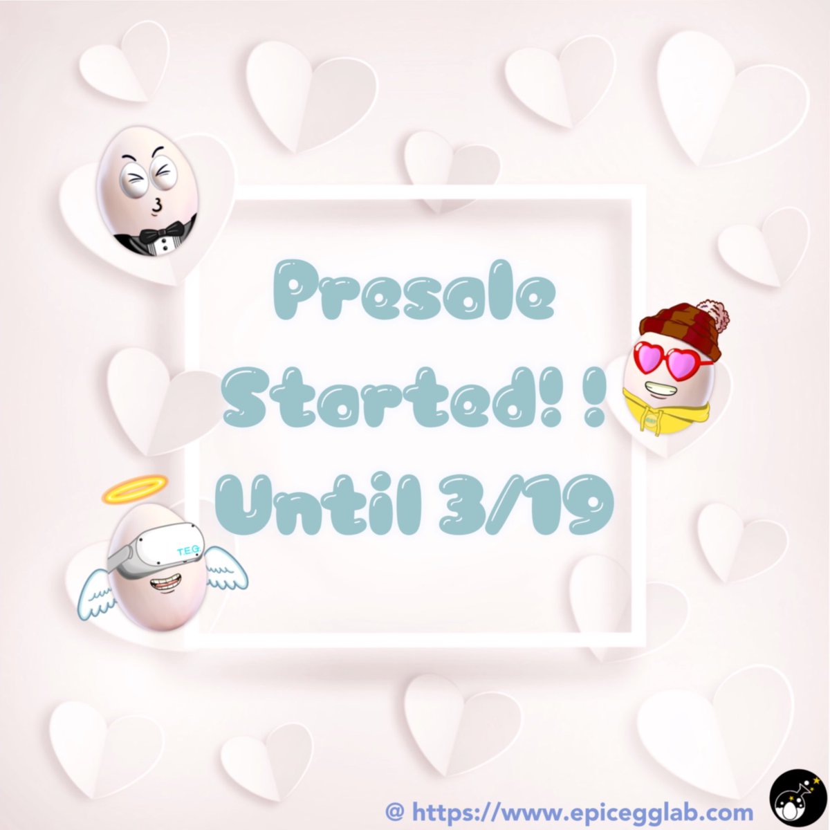 EpicEggLab's tweet photo. Egg Masters, THE @EPICEGGLABNFT PRESALE HAS STARTED! Visit https://t.co/yk1JRGN9XL to mint! All links in bio! 
.
#nft #nfts #epicegglabnft #theeggnft #solananft #solananfts #nftpresale #nftlaunch https://t.co/efI29xNcwT