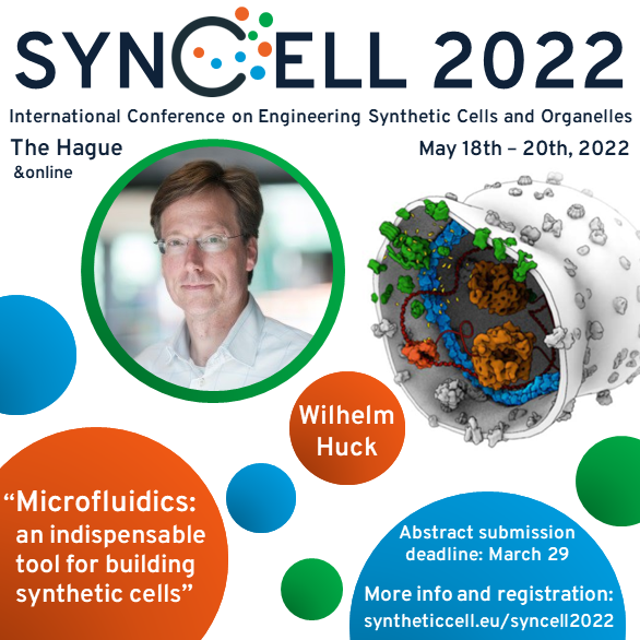 Synthetic Cell initiative (@syncelleu) on Twitter photo Which tools do we need for building synthetic cells and organelles? Invited speaker Wilhelm Huck <a href="/Huckgroup/">Huck Group</a> will talk about how microfluidics are an indispensable tool.
📣Join #SynCell2022 in-person and submit your abstract ❗️before March 29❗️
Visit➡️syntheticcell.eu/syncell2022/ Which tools do we need for building synthetic cells and organelles? Invited speaker Wilhelm Huck <a href="/Huckgroup/">Huck Group</a> will talk about how microfluidics are an indispensable tool.
📣Join #SynCell2022 in-person and submit your abstract ❗️before March 29❗️
Visit➡️syntheticcell.eu/syncell2022/