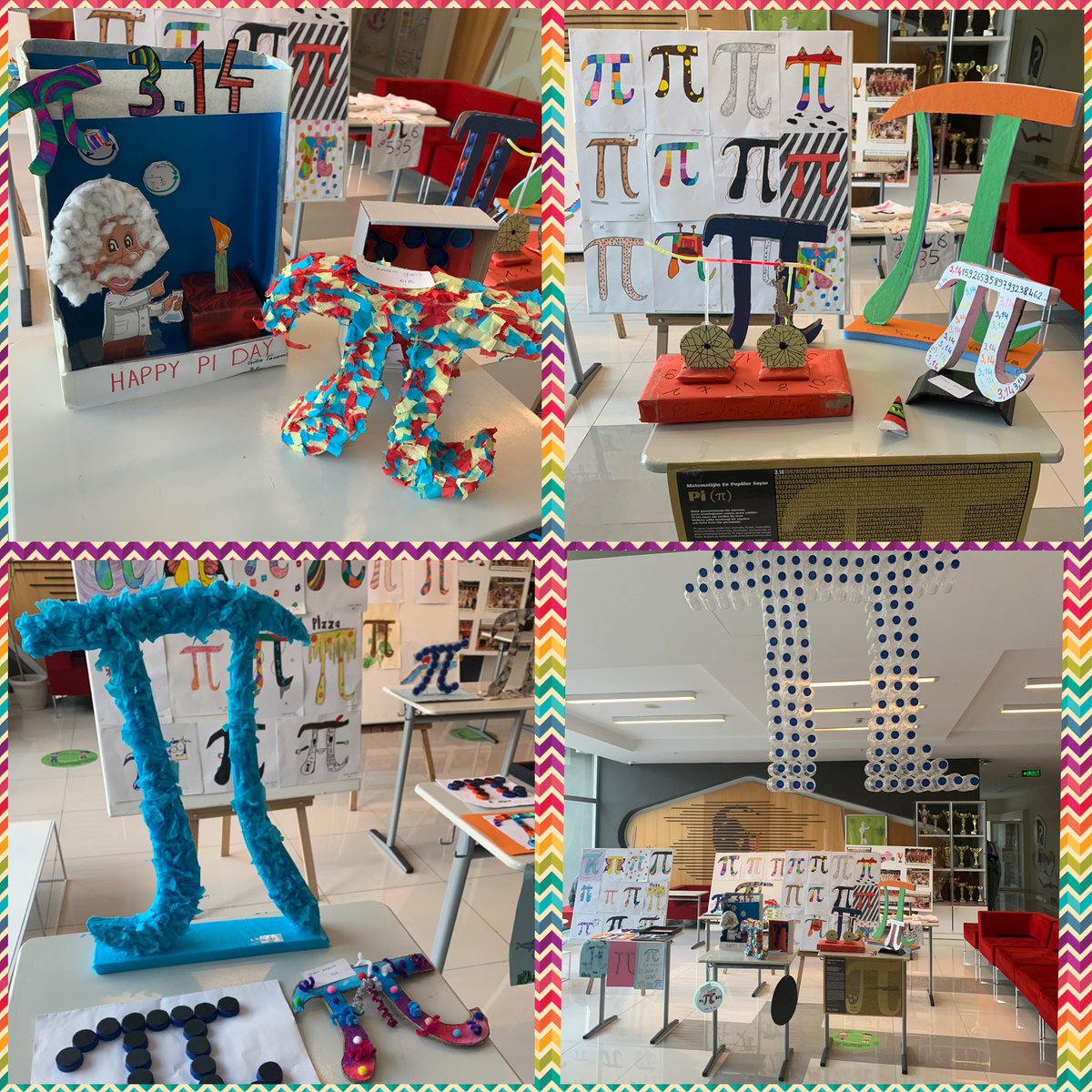 İzmir Çiğli Bilim Doğa Ortaokulu Pi Gününü kutlar.Happy Pi Day.#matematikbirleştirir #doğamızdamatematikvar #matematikheryerde  <a href="/berivandulger/">Berivan Dülger</a>