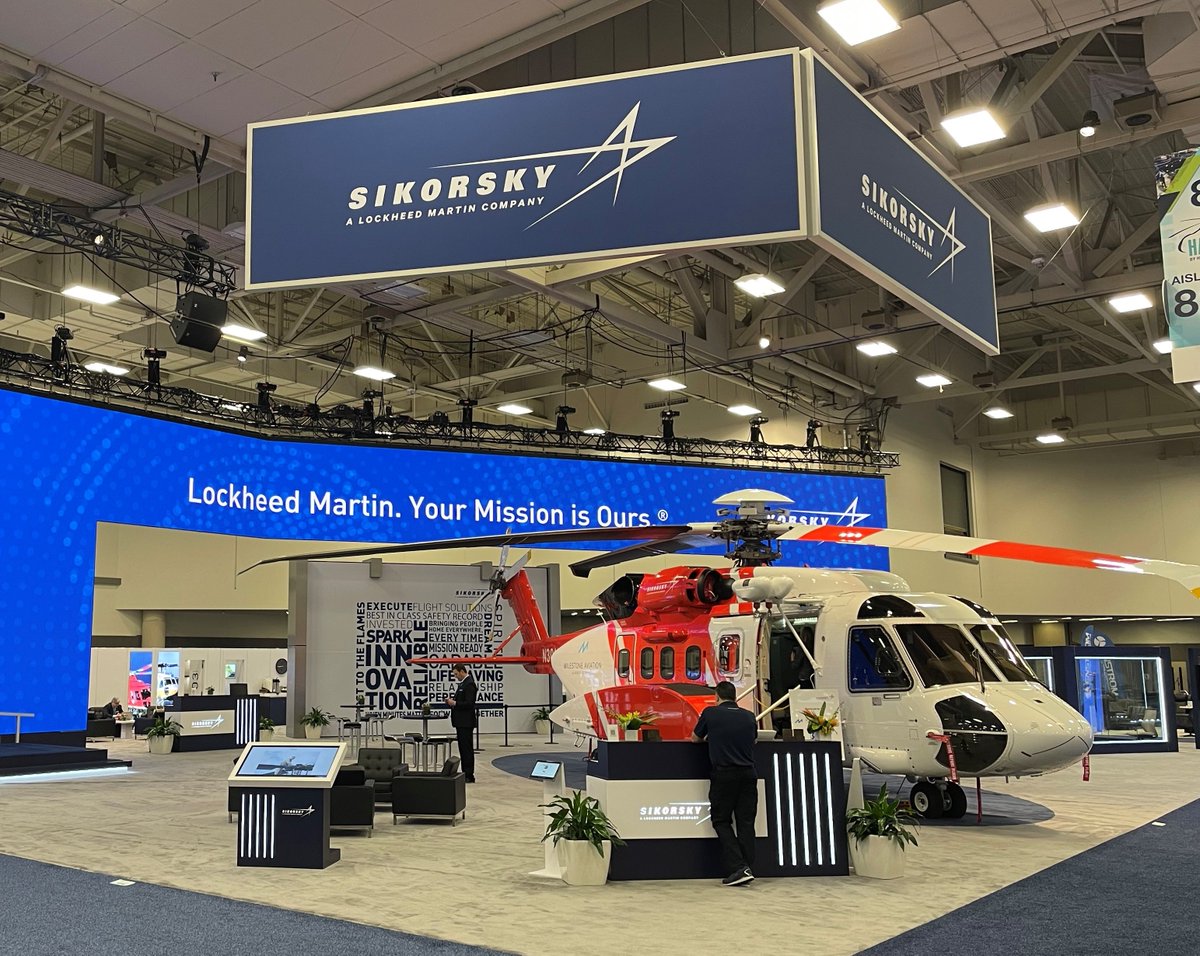 conXusreps's tweet photo. Igen i år har conXus deltaget i Helicopter Association International HELI-EXPO, der denne gang blev afholdt i Dallas, Texas. Det var en fornøjelse at se de nyeste udviklinger i @Sikorsky's teknologier og helikopterkapabiliteter.
#heliexpo2022 #lockheedmartin #sikorsky #forsvaret https://t.co/bY4EtoolYt