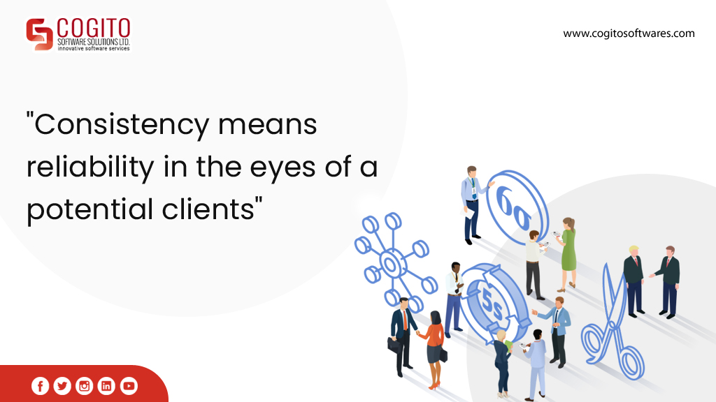 CogitoSoftware's tweet photo. If you don’t consistently offer high quality in your goods and services, customers will go elsewhere. And then you can't blame them! Therefore, brand recognition relies heavily on consistency. 
#motivation #transformation #positivevibes #cogitosoftware https://t.co/lRtB3USVQe
