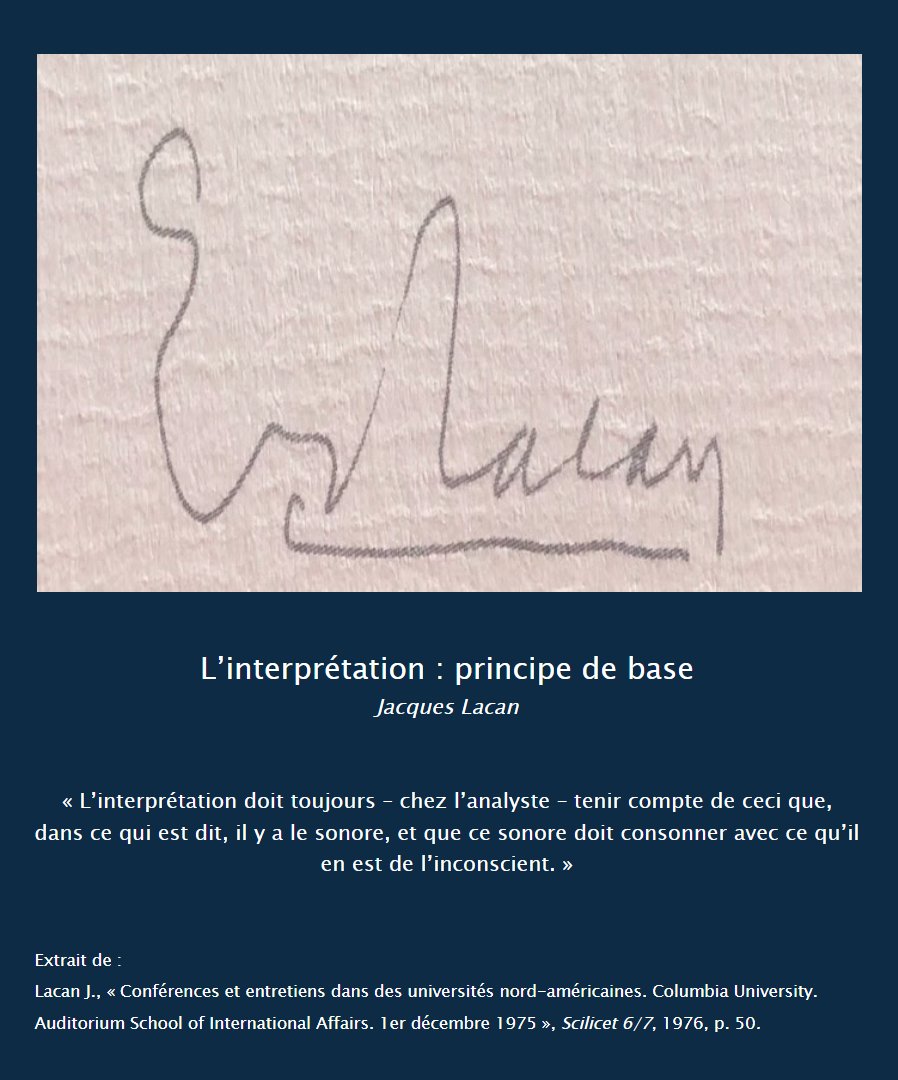 acf_capa's tweet photo. 🗨️La citation - Consonner avec l'inconscient, le B.A BA de l'interprétation
#HB264 #Hebdoblog https://t.co/arr0Tc1cVZ
