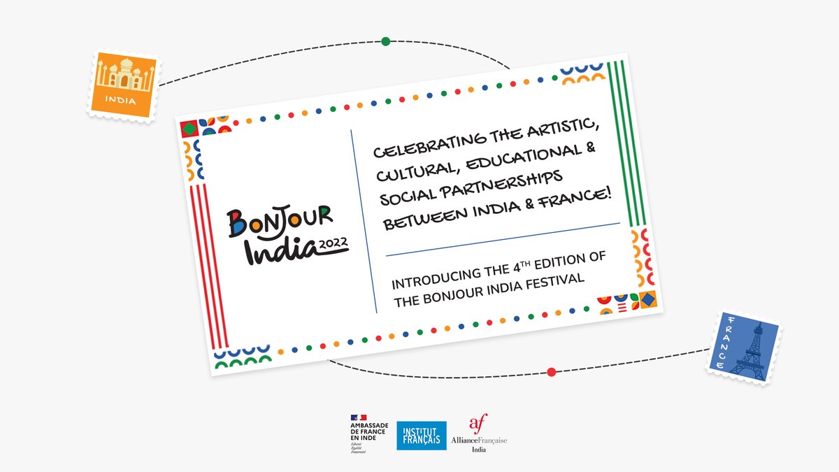 #BonjourIndia is back with its 4th edition!

Spanning over 3 months, offering exciting activities illustrating the social, artistic &amp; cultural heritage of France and India.

ifindia.in/bonjour-india/