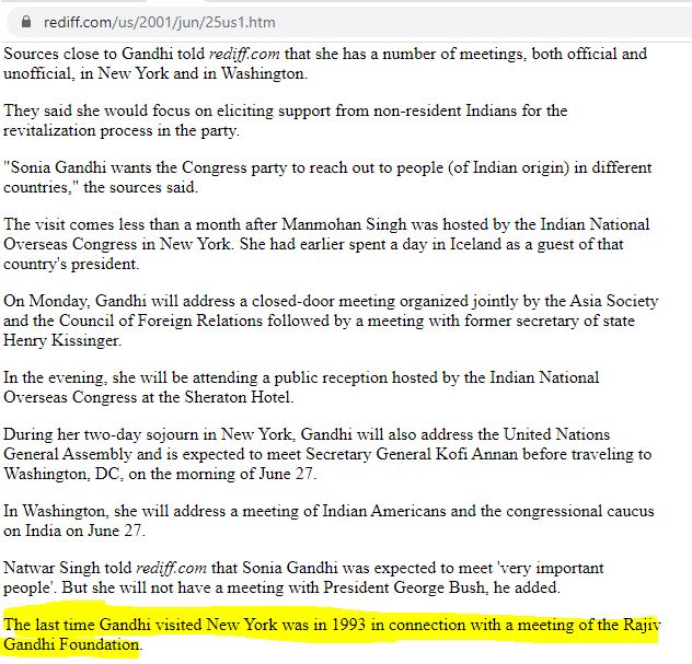 3. She also visited the USA in 1993 for work regarding the Rajiv Gandhi Foundation. What was it? I didn’t find it! 4. In the same year 1993, Soros launched the Open Society Foundation in New York!