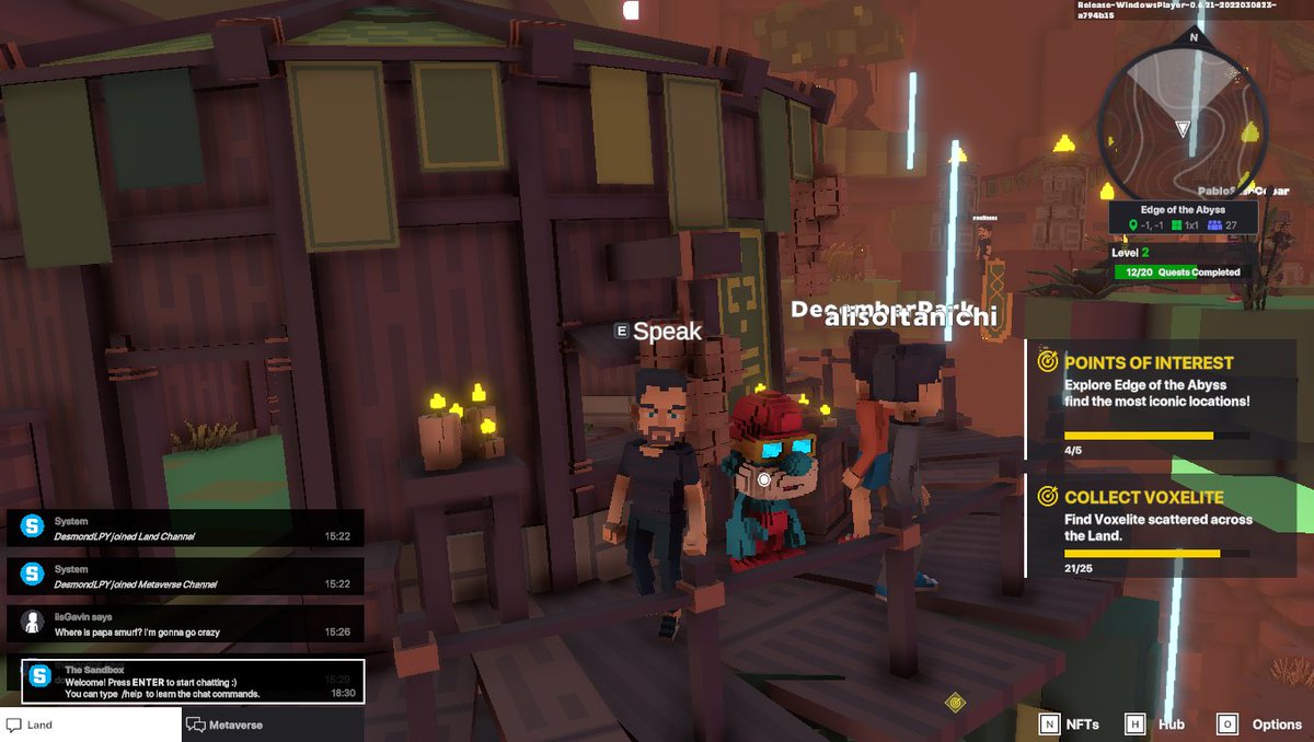DesmondLPY's tweet photo. @TheSandboxGame I just participated in the daily #SandboxAlphaS2Contest for a chance to earn up to 1,000 $SAND! Starting March 11 - Find Papa Smurf. Check out my screenshot below! 👇 #SandboxAlphaS2 https://t.co/B9Bzqc9hWt