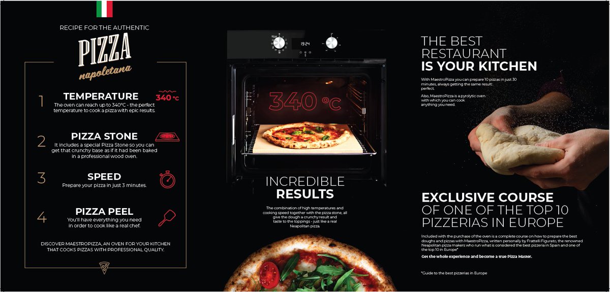 TekaUAE's tweet photo. MaestroPizza Pyrolitic Oven with special Pizza funtion 340ºC
https://t.co/qVL8IMqlqO
#pizza #cheese #pineapple #pizzaslice #pizzastone https://t.co/w2veyxC2PG