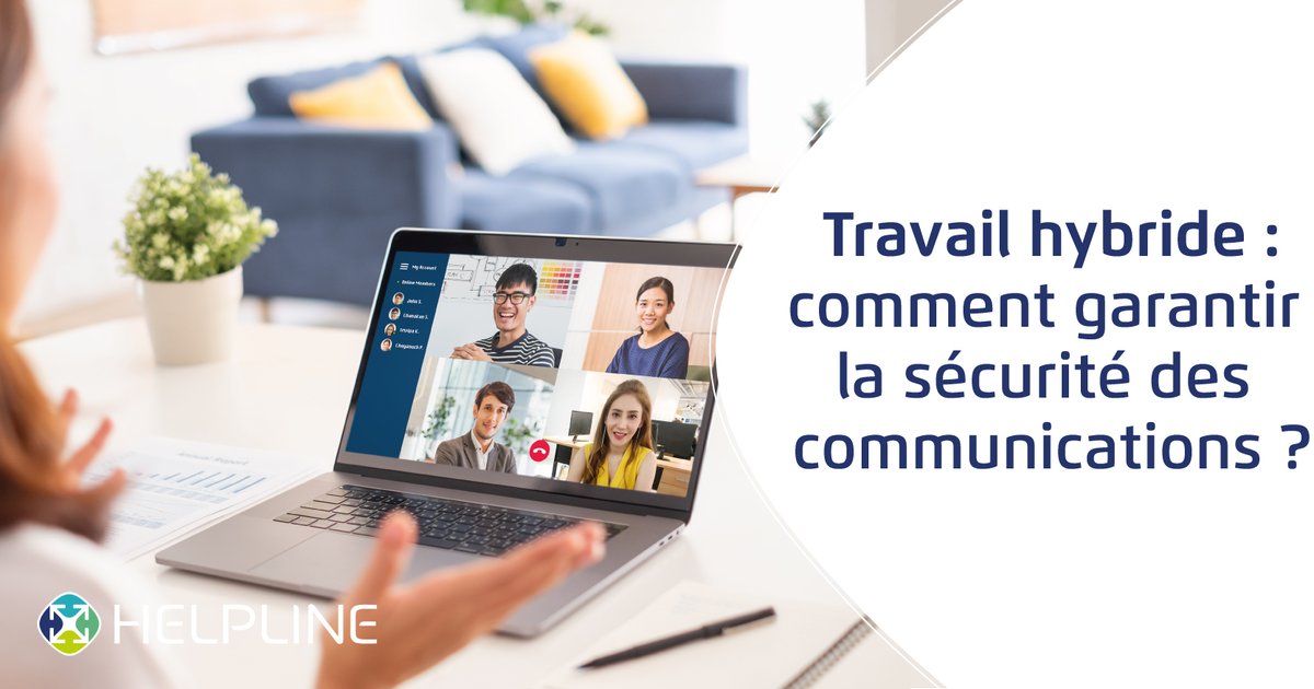 HELPLINE (@helpline_corp) on Twitter photo Avec le développement du travail hybride, les entreprises sont amenées à renforcer la sécurisation. 
Découvrez nos architectures workplaces sécurisées et adaptées aux nouveaux modes de travail : bit.ly/3pyUwjg
Lire l'article :  bit.ly/3HMJFrb #teletravail Avec le développement du travail hybride, les entreprises sont amenées à renforcer la sécurisation. 
Découvrez nos architectures workplaces sécurisées et adaptées aux nouveaux modes de travail : bit.ly/3pyUwjg
Lire l'article :  bit.ly/3HMJFrb #teletravail
