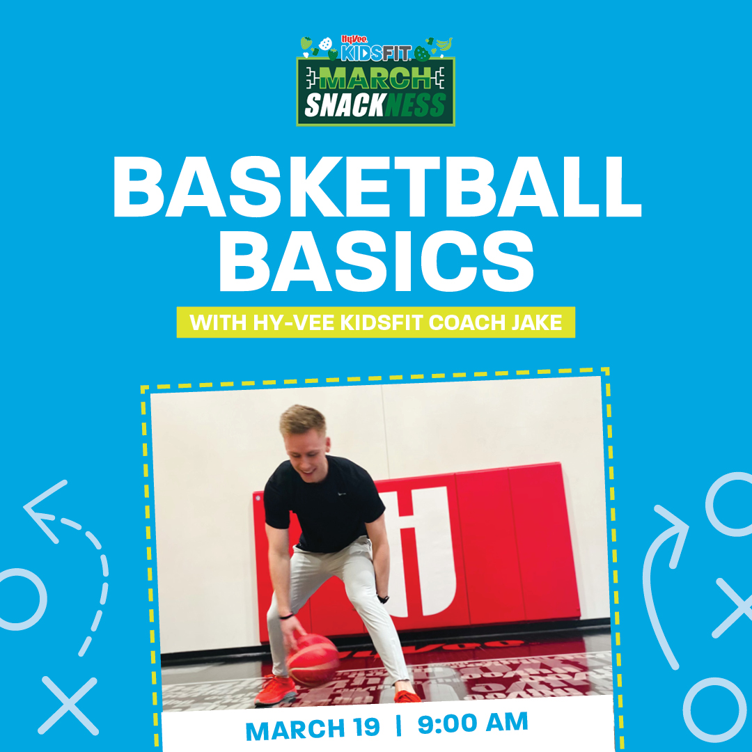 kidsfitwellness's tweet photo. Have a basketball lover at home? If so, you won't want to miss @HVKF_Jake's LIVE Basketball Basics workout! ๐ Tune in next Saturday, March 19, at 9:00am to move & improve with us!
Learn more at https://t.co/gWBqrDf18f
#marchmadness #marchsnackness https://t.co/Bbplb3WWXH