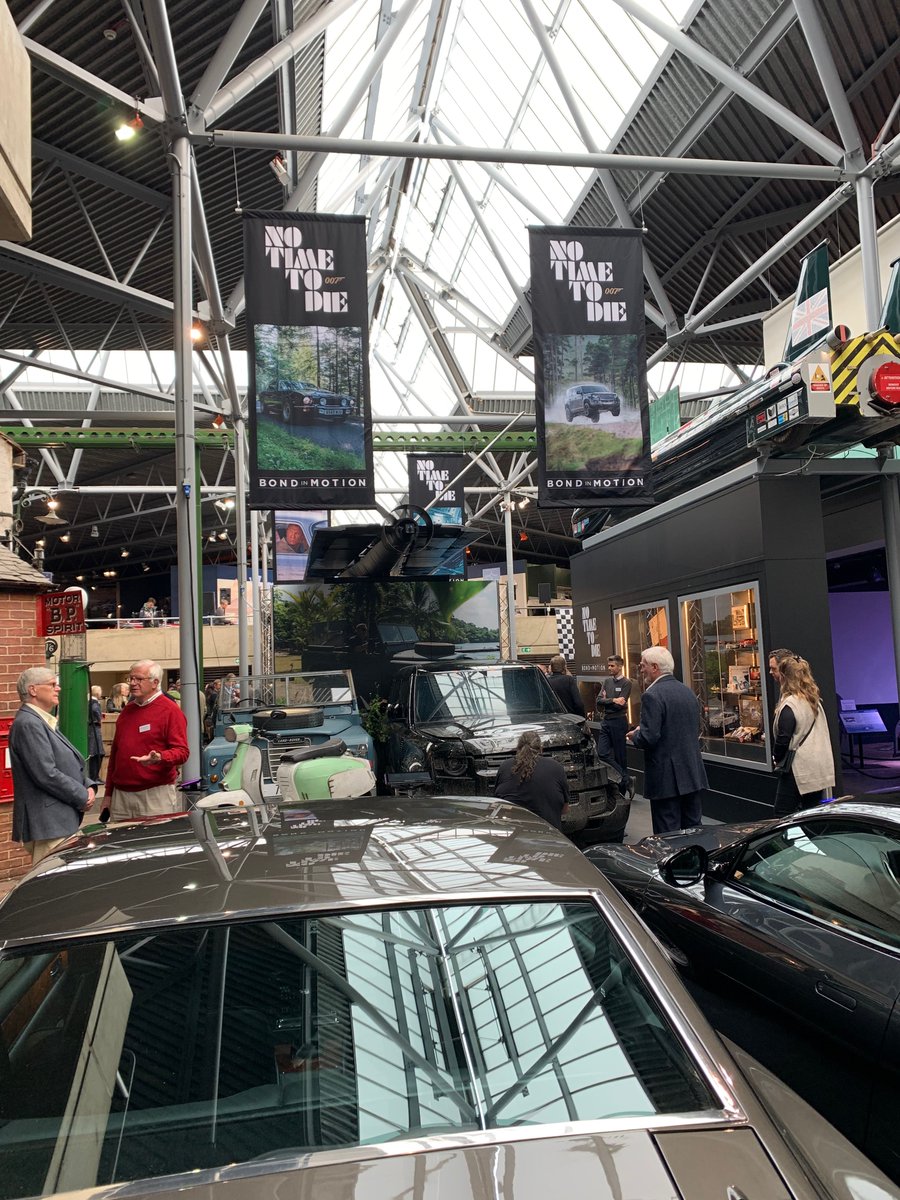 FPDltd's tweet photo. Bond in Motion 2 (No Time To Die) exhibition completed for National Motor Museum, Beaulieu https://t.co/Pd5favS56r