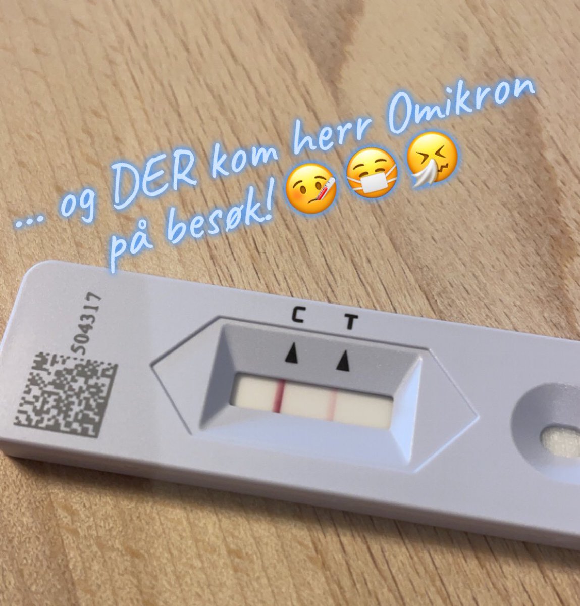 AnneGro's tweet image. Endelig positiv! 
Da er jeg forhåpentligvis klar til å synge konsert 27.3 og stå brud 30.4. #timing