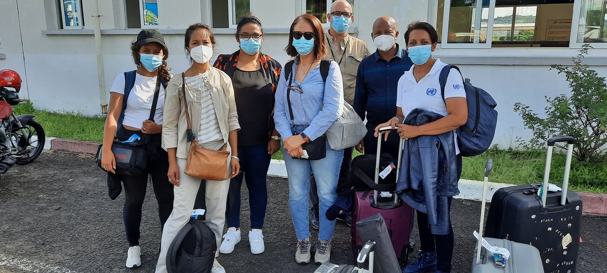 PBFMadagascar's tweet photo. L'équipe 🇺🇳 @UNMadagascar est bien arrivée à Sambava pour préparer la mission conjointe de haut niveau dans le cadre du projet #Vanille @UNPeacebuilding avec @ILOAntananarivo @UNICEFMada @UNFPAMadagascar #deliveryasone #Paix https://t.co/4att0F80b3