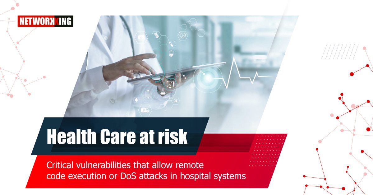 the_networkking's tweet photo. .@Forescout details 13 vulnerabilities putting healthcare as one of the main targets for cyberattacks. 🩺 Check out how to protect against these security breaches on #NetworkKing: https://t.co/IHx3IwFc8T
#healthcareIT #ITmonitoring #cyberscurity https://t.co/0mOeoYo426