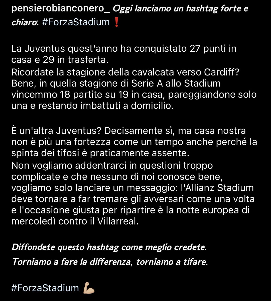 Pirloismylife's tweet photo. un po’ cringe ma #ForzaStadium https://t.co/mpVBxSfqhC