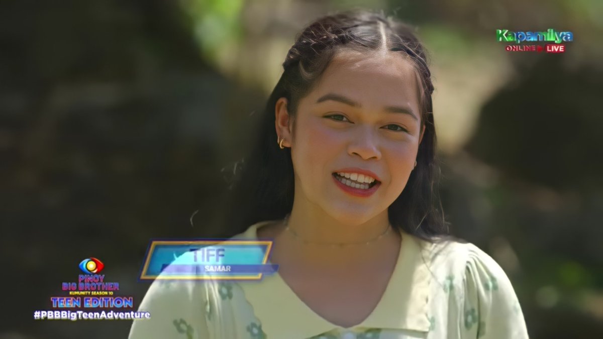 teamtiff_WW's tweet photo. TIFF RONATO Ang Brainy Big Sister Ng Samar! Pls support Tiff on her Pbb journey 💕 

#Pbbtiff | #TiffRonato https://t.co/NfOXUTC3Pt