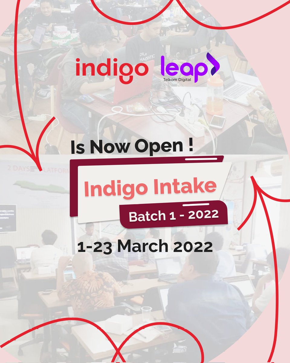 iSpaceBogor's tweet photo. Siapa yang belum daftar Intake kali ini?

Apalagi yang kalian tunggu?

Read, save, dan share postingan ini untuk tahu info lengkap terkait Indigo Intake Batch 1-2022 atau
daftarkan segera startup kalian di https://t.co/IcyYmg8y97! https://t.co/4tevp2L2CL
