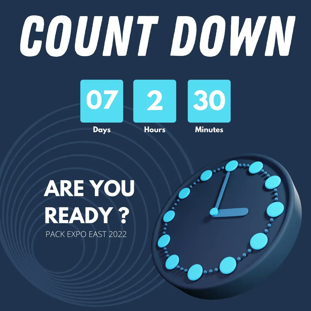 #PackExpo East is the best and most efficient way to explore the latest advances in packaging technology. This is a great opportunity for your whole team to attend so you can find the right packaging solutions for your next project!