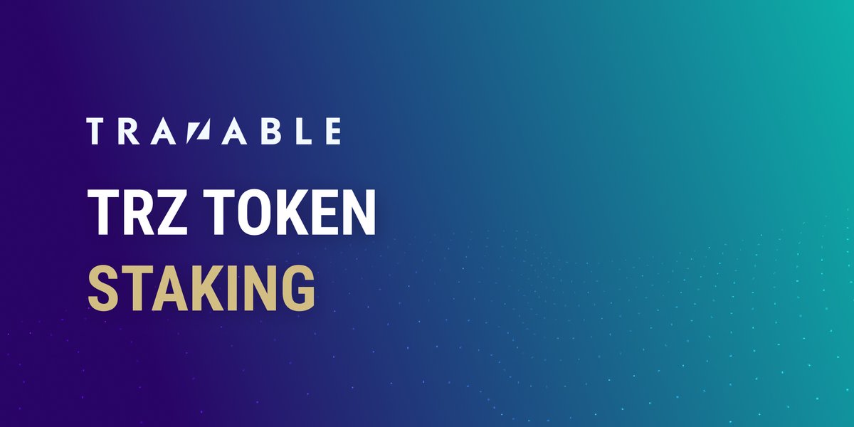 trazable_io's tweet photo. Not only you will be able to buy and trade TRZ Token SOON, but you’ll also have the opportunity to take part in TRZ’s STAKING service.
 The Staking starting date will be the 15th of March, 2022 and with a dynamic APY. 

#Trazable #TRZToken #TRZ https://t.co/f5c0OaUAWt